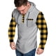 thumbnail image 4 of Sudadera con capucha para hombre, informal, de moda, de manga larga, lisa, con capucha, blusa de poliéster., 4 of 6