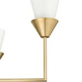 thumbnail image 5 of P400372-205-Progress Lighting-Pinellas - 6 Light Chandelier-11.25 Inches Tall and 30 Inches Wide-Soft Gold Finish, 5 of 9