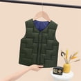 thumbnail image 2 of Mercatoo Manteau Sans Manches Doux Unisexe pour Tout-Petits Garçons Filles Veste Sans Manches Boutonnée Chaude Automne Hiver, 2 of 9