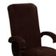 thumbnail image 4 of Funda elástica para silla de con para reposabrazos, antipolvo con cremallera, funda suave para sillón de oficina para silla de juego, marron Sunnimix funda para sillas de oficina, 4 of 5