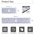 thumbnail image 3 of Yayeee Faucet Mat for Kitchen Sink 14.7" Diatomite Long Splash Guard Pad, Cartoon Otters Pattern, 3 of 7