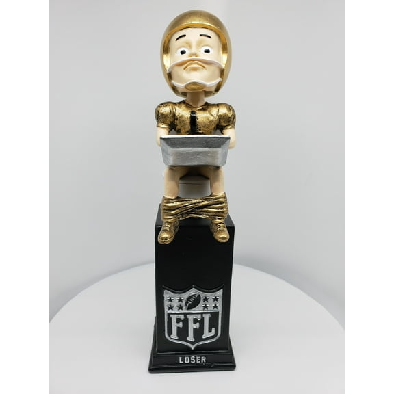 Fantasy Football Loser Trophy Toilet Bobblehead