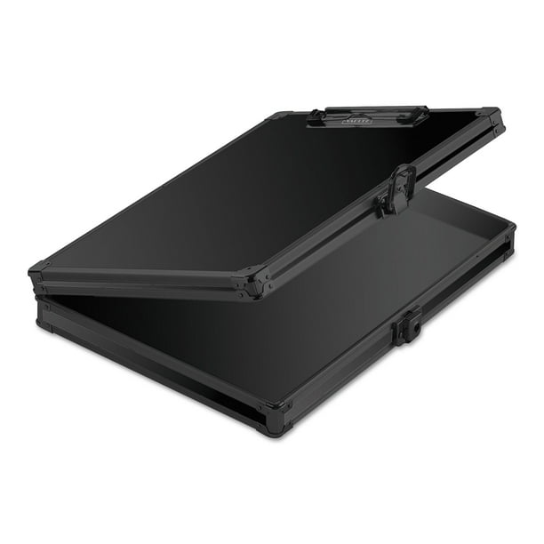 Vaultz Locking Storage Clipboard 8 1 2 X 11 Tactical Black Idevz03492 Walmart Com Walmart Com