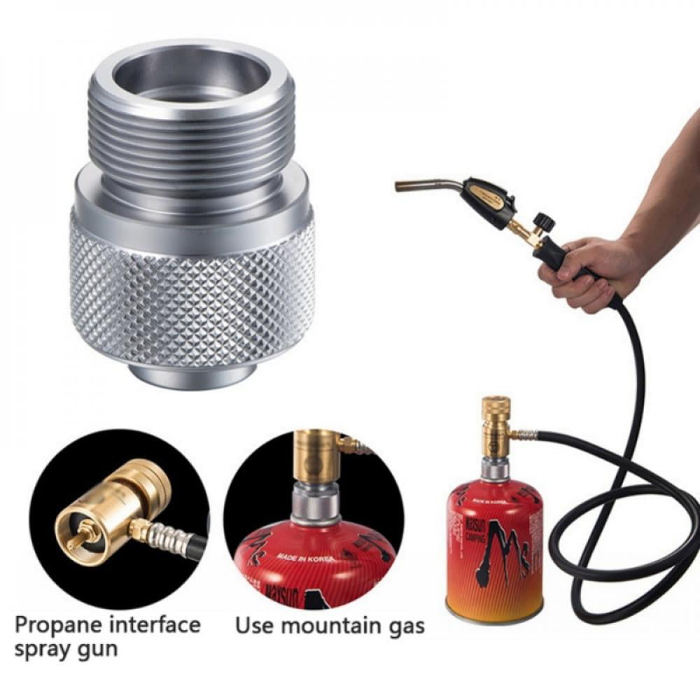 1PC Gas Refill Adapter Outdoor Camping Hiking Stove Tank Inflate Butane Canister