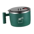 thumbnail image 4 of Ramen Bowl with Lid and Handle Kitchen Tableware Portable 1000ml Lunch Container Green, 4 of 9