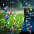 thumbnail image 1 of 2pcs Solar Wind Chimes, Color Changing Angel Wind Chimes, LED Decorative Mobile, Waterproof Outdoor Wind Chime Lights fo, 1 of 5