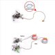 thumbnail image 5 of 2X Adaptador de Estufa de Gas para Acampar Al Aire Libre, Barbacoa, Tubo de Extensión de Tanque de Gas Plano, Cable de Extensión para Estufa, Tubo de Conexión de 40Cm, 5 of 5