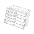 thumbnail image 4 of Organizador de cajones de acrílico transparente para joyas, vitrina multicapa para joyas 5 niveles, 4 of 8
