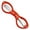 Orange, variant on Folding Scissors, Portable Heavy-Duty Telescopic Cutter, Safety Foldable Pocket Badge Small Scissors for Home, Office, Craft, Sewing Accessories, Travel, 1 Pcs, 3.44x1.04"