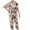 Khaki, variant on Nrmvnmi 2 Pcs Silk Pajamas for Women 2024 Fashion Pajama Short Floral Tunic Top Sleepwear Soft Pj Capris Lounge Sets Pjs Shorts Set