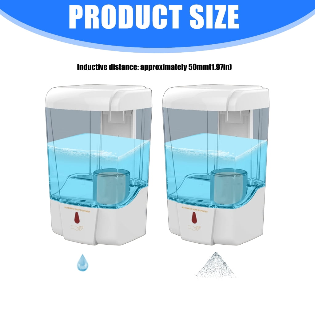 Wall Mounted Liquid Soap Dispenser 700ML Capacity Refillable None Induction Soap Dispenser Hospital Hand Washer