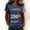 Blue, variant on MAIHAN 250th Anniversary T-Shirt Patriotic Shirt 4th Of July Tee Tops 250 Years Independence Tee Womens Summer Tops Plus Size T Shirts for Women