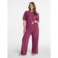 thumbnail image 2 of Joyspun Women’s Cotton Blend Sleep Lounge Pants, Sizes S-3X, 2 of 6