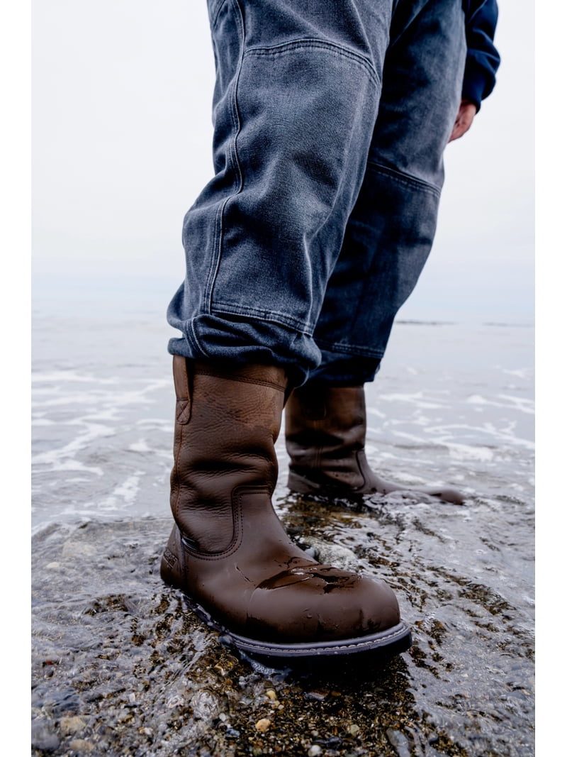 Bates Work by Wolverine Men's Barnes Waterproof Steel Pull-On Toe