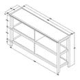thumbnail image 6 of Edenton Wood 30.25in. H Bookshelf with Open Shelves, 6 of 6