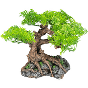 Komodo Bonsai Tree, Artificial Green Aquarium Decor Plant