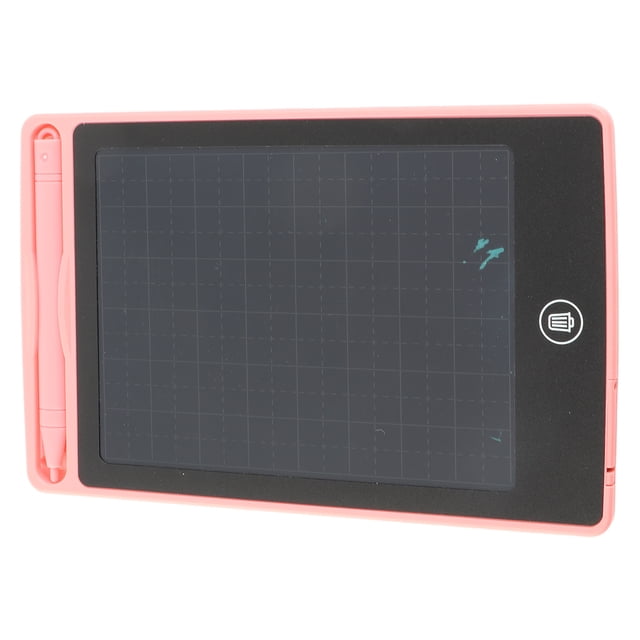 Bloc-Notes LCD, Tablette d'Écriture Solide et Robuste à une Touche pour Formation à la Peinture pour Enfants Garçons Filles pour Exercices Mathématiques Rose, Bleu, Noir