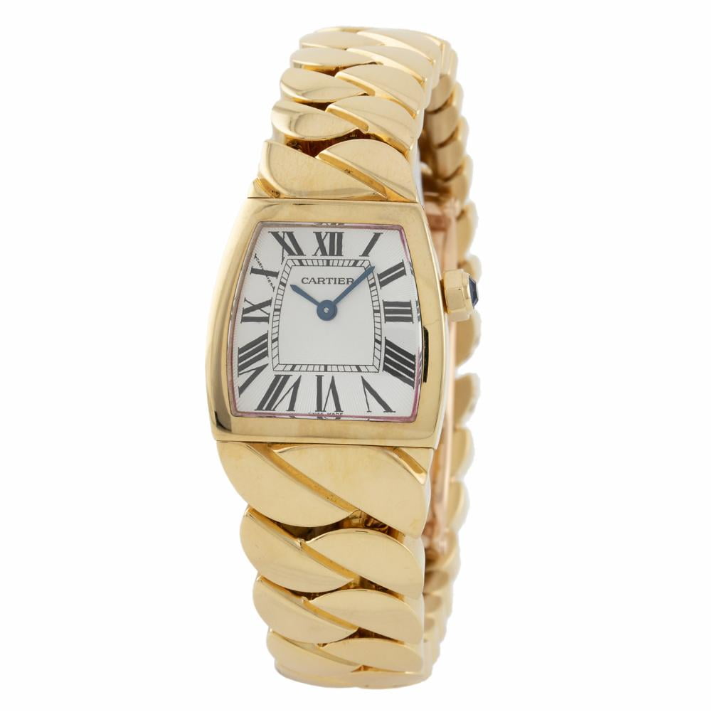 pre owned gold cartier watch
