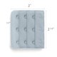 thumbnail image 3 of Señora 5Pcs 3 Gancho De 3 Filas Longitud Ajustable Correa Del Sujetador Extensor Ganchos De Hebilla Gris Azulado Una Talla, 3 of 5