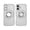 Silver, variant on ELEHOLD Magnetic Case for iPhone 16, Foldable Kickstand Bracket Work with Magnetic Car Mount Lens Film Protection Slim Shockproof Case for iPhone 16, Gray