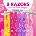 thumbnail image 3 of BIC Soleil 3 Simply Women's Disposable Razors, 3 Blades, 8 Piece Razor Set, 3 of 9