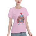 thumbnail image 2 of T-Shirt Basique à Manches Courtes pour Femmes une Pièce Jinping, 2 of 6