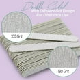 thumbnail image 3 of Limas de uñas profesionales desechables SALVMARY 50 piezas grano 100/180, 3 of 6