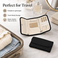 thumbnail image 6 of Kabuer Travel Jewelry Case, Foldable Jewelry Organizer for Earring, Ring, Necklace, Bracelet, Black, 6 of 7