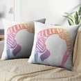 thumbnail image 3 of LALILO Throw Pillow Covers Sport Fitness With Girl And Quote Cushion Cover 18" x 18", 2602 Pack, 3 of 6
