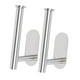 thumbnail image 4 of 2 soportes para cortinas, multiusos, para armario, resistentes al óxido, para papel higiénico. Plata, 4 of 9