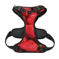 thumbnail image 5 of Picia Strawberry Red No-Pull Dog Harness Reflective Front Clip Vest with Handle,Step-in Air Dog Harness,Adjustable 2 Metal Rings 4 Buckles,Easy to Put on & Take Off, 5 of 9