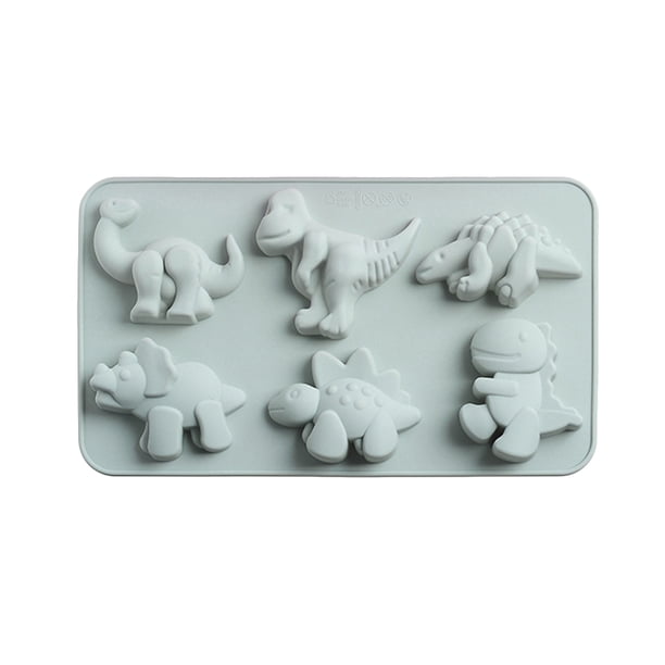 Molde de silicona para dulces Yuarrent 6 orificios bandeja para hornear chocolate azul