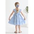 thumbnail image 3 of Vestido YOUNGER TREE para niñas pequeñas, verano, con volantes, azul 2-3T, 3 of 6