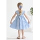 thumbnail image 3 of Vestido YOUNGER TREE para niñas pequeñas, verano, con volantes, azul 18-24 m, 3 of 6
