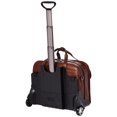 thumbnail image 2 of Maletín Suitcase Siamod VERNAZZA de piel de napa con ruedas de 15 pulgadas, 2 of 9