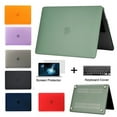 thumbnail image 2 of Matte Laptop Case for Macbook Pro 16.2 A2485 M1 Chip Cover for MacBook Air Pro 15 16 A2141 A1707 1990 A1286 Retina 11 12 Fuanda (Matte-Black,A2141 EU), 2 of 7