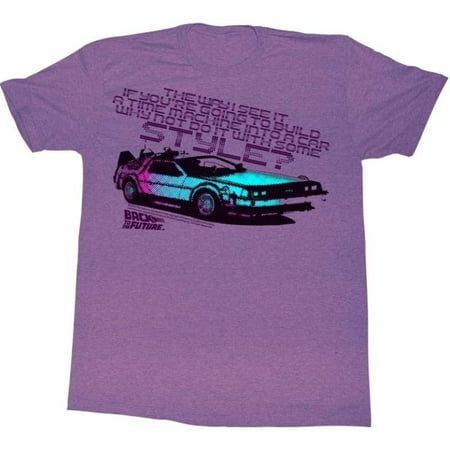 Back To The Future Movies A Little Style Adult Short Sleeve T