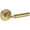 Lifetime Satin Brass, variant on Baldwin Ps.Lac.R.Srr La Conner Passage Door Lever Set - Nickel