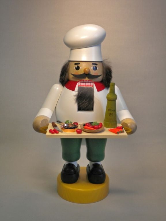 Chef Cook German Christmas Nutcracker Decoration Made in Germany New