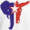 thumbnail image 3 of CafePress - Republican Democrat Hooded Sweatshirt - Pullover Hoodie, Hooded Sweatshirt, 3 of 4