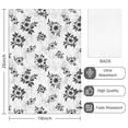 thumbnail image 2 of 2 Pcs Pioneer Flower Floral Print Pattern Kitchen Towels, Funny Microfiber Dish Towel Set, 18" X 26" Tea Towels, 2 of 6