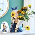 thumbnail image 2 of Macetas de flores, macetas de florero suculentas en apariencia de de dibujos animados lindo, contenedor de plantas, maceta de decoración para hogar Azul Macarena florero decorativo, 2 of 7