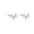 thumbnail image 2 of English Letter Earrings Chic Ear Jewelry for 1Pair Silver Earrings, 2 of 3