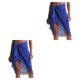 thumbnail image 2 of Qarigey Poliéster Niñas Plegable Casual Bohemio Romántico Verano Vacaciones Compras Citas Playa Jugando Faldas Azul Azul 2piezas, 2 of 6