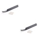 thumbnail image 1 of Matsuzay Leather Skiver Stable Performance Safety Beveler Professional Alloy Accessory Handmade Household DIY Leathercraft Tools Supplies negro 2piezas, 1 of 6
