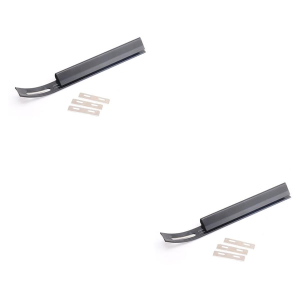 Matsuzay Leather Skiver Stable Performance Safety Beveler Professional Alloy Accessory Handmade Household DIY Leathercraft Tools Supplies negro 2piezas