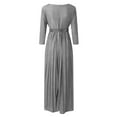 thumbnail image 5 of Prolriy Wedding Guest Dresses for Women Deep V Neck Skirt Sequined Bling Shiny Elegant Casual Gown Plus Size Women Evening Dress Party Dresses for Women 2024 Formal Dress Silver XXL, 5 of 6