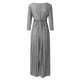thumbnail image 4 of Vestidos de invitada de boda Prolriy para mujer, falda de escote en V profundo con lentejuelas brillantes, elegante vestido informal de talla grande, vestido de noche para mujer, vestidos de fiesta, 4 of 5