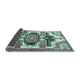 thumbnail image 2 of Ahgly Company Indoor Round Persian Light Blue Traditional Area Rugs, 4' Round, 2 of 4