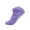 Purple, variant on Ms Pure Color Yoga Socks Indoor Dance Sport Silica Gel Grip Slippers, Black